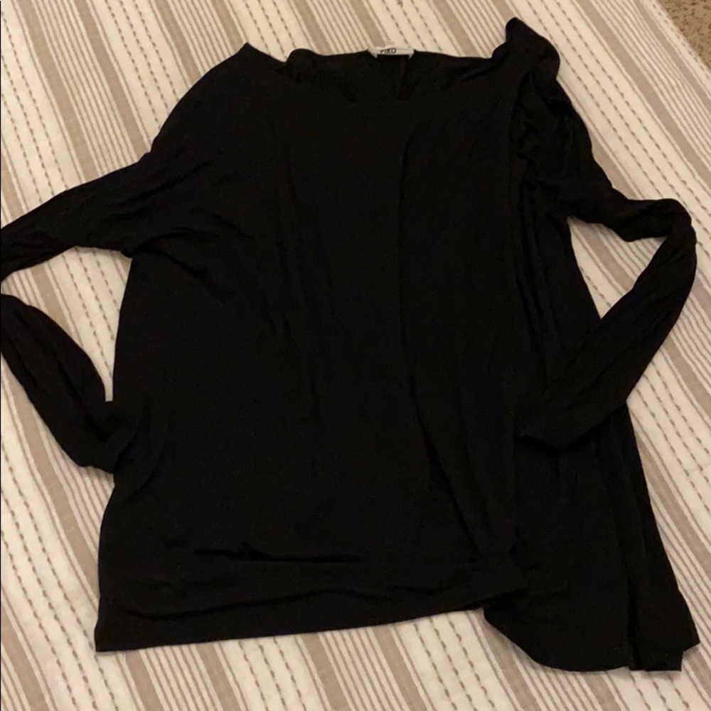 Black Piko Long Sleeve